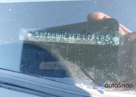 2014 Toyota Corolla Le from USA, damaged, VIN 5YFBURHEXEP117485